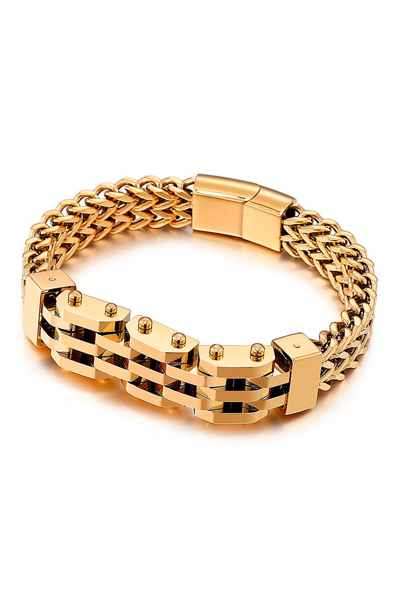 Men's Lucas Bracelet, Main, color, GOLD
