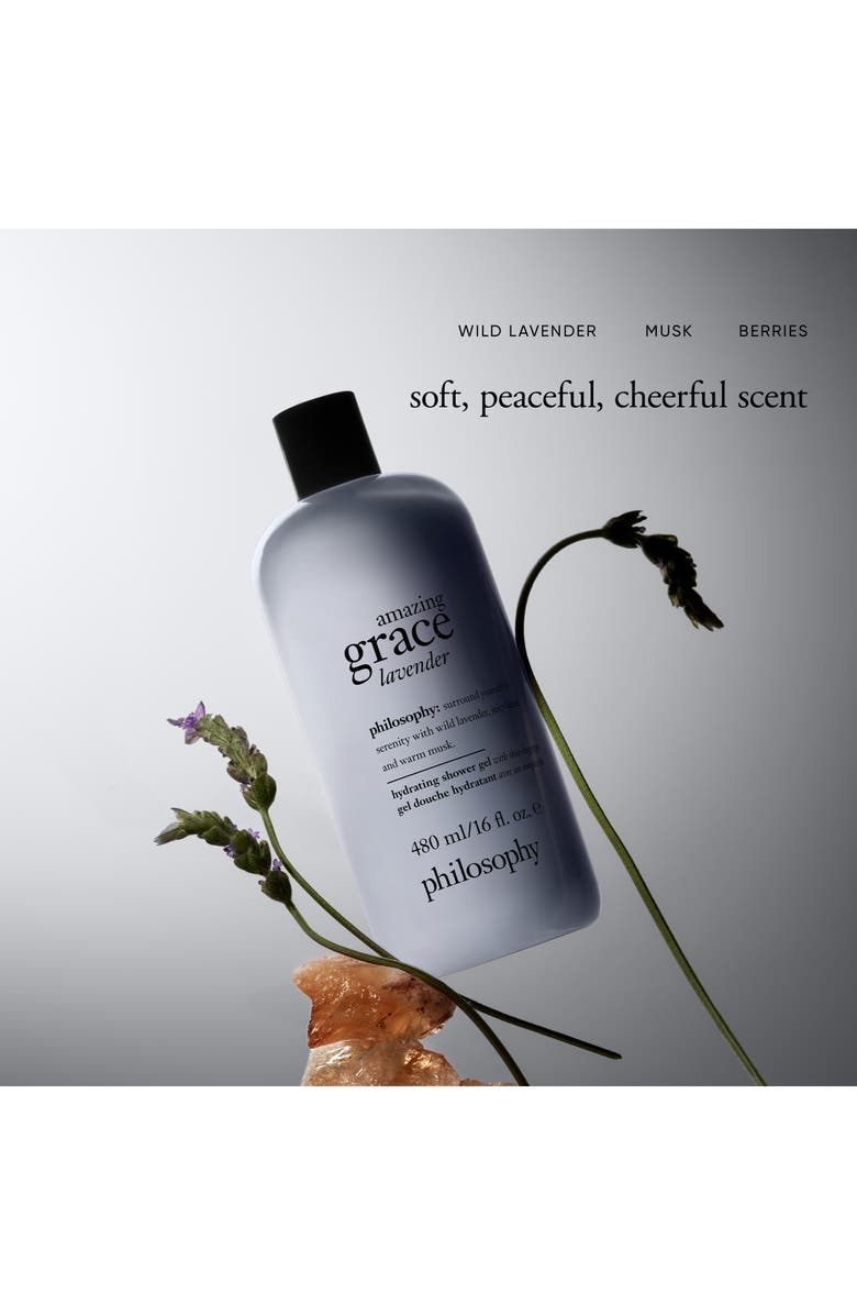 philosophy amazing grace lavender hydrating shower gel, Alternate, color, Lavender