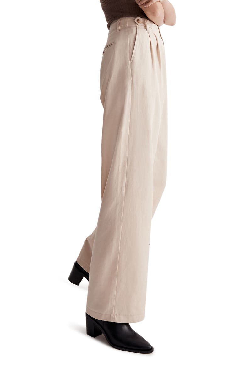 Madewell Harlow Wide Leg Pants, Alternate, color, Harvest Moon