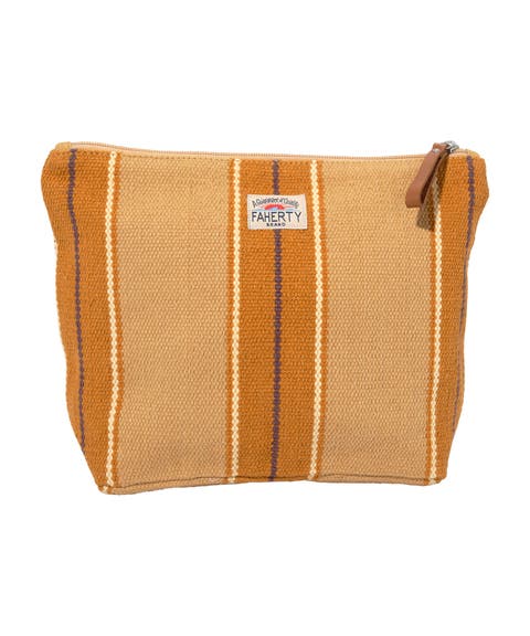 Surf Stripe Zip Pouch