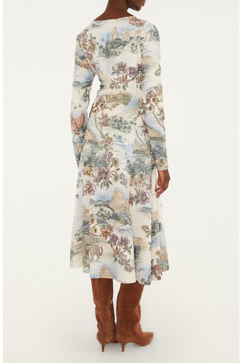 Toile De Rio Winter White Dress, Alternate, color, TOILE DE RIO OFF-WHI
