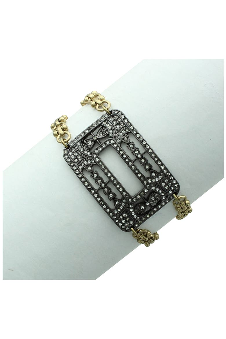 Naomi Tag Bracelet, Alternate, color, GOLD