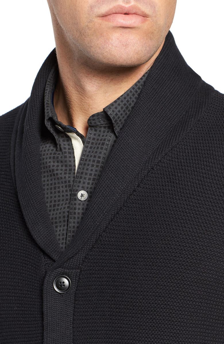 W.R.K Cypress Cotton Shawl Collar Cardigan, Alternate, color, 