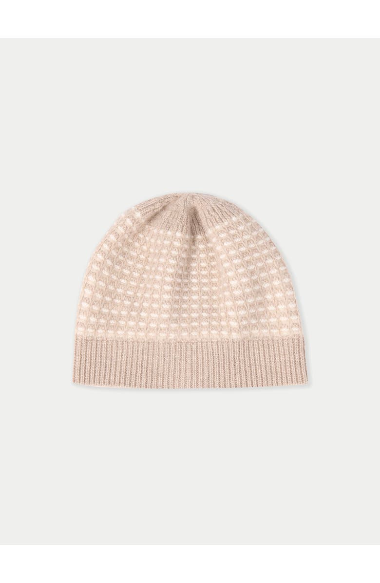 Gobi Cashmere Cashmere Waffle Knit Hat, Main, color, Warm Grey
