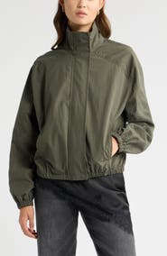 Open Edit Cotton Blend Track Jacket