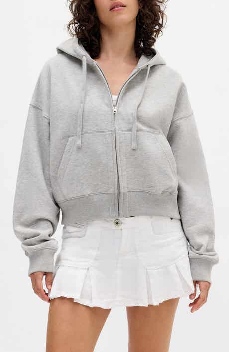 BDG Urban Outfitters Crop Zip-Up Hoodie