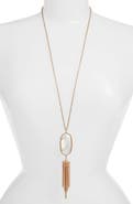 Kendra Scott Rayne Stone Tassel Pendant Necklace