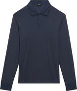 Theory Goris Anemone Milano Long Sleeve Polo