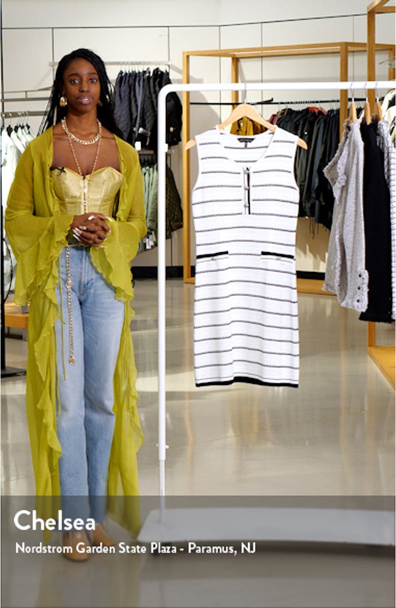 Stripe Sleeveless Knit Dress, sales video thumbnail