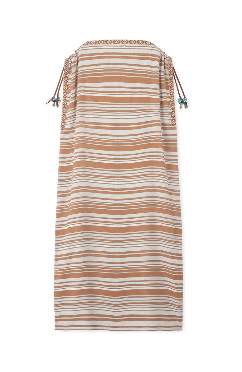 Fortela WDanush Striped Caftan Dress, Main, color, Camel