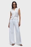 Hudson Jeans Jodie Frayed Seam Loose Wide Leg