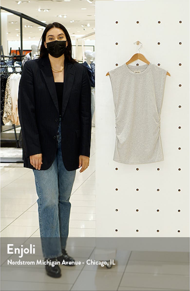 Side Ruched Sleeveless Tunic, sales video thumbnail