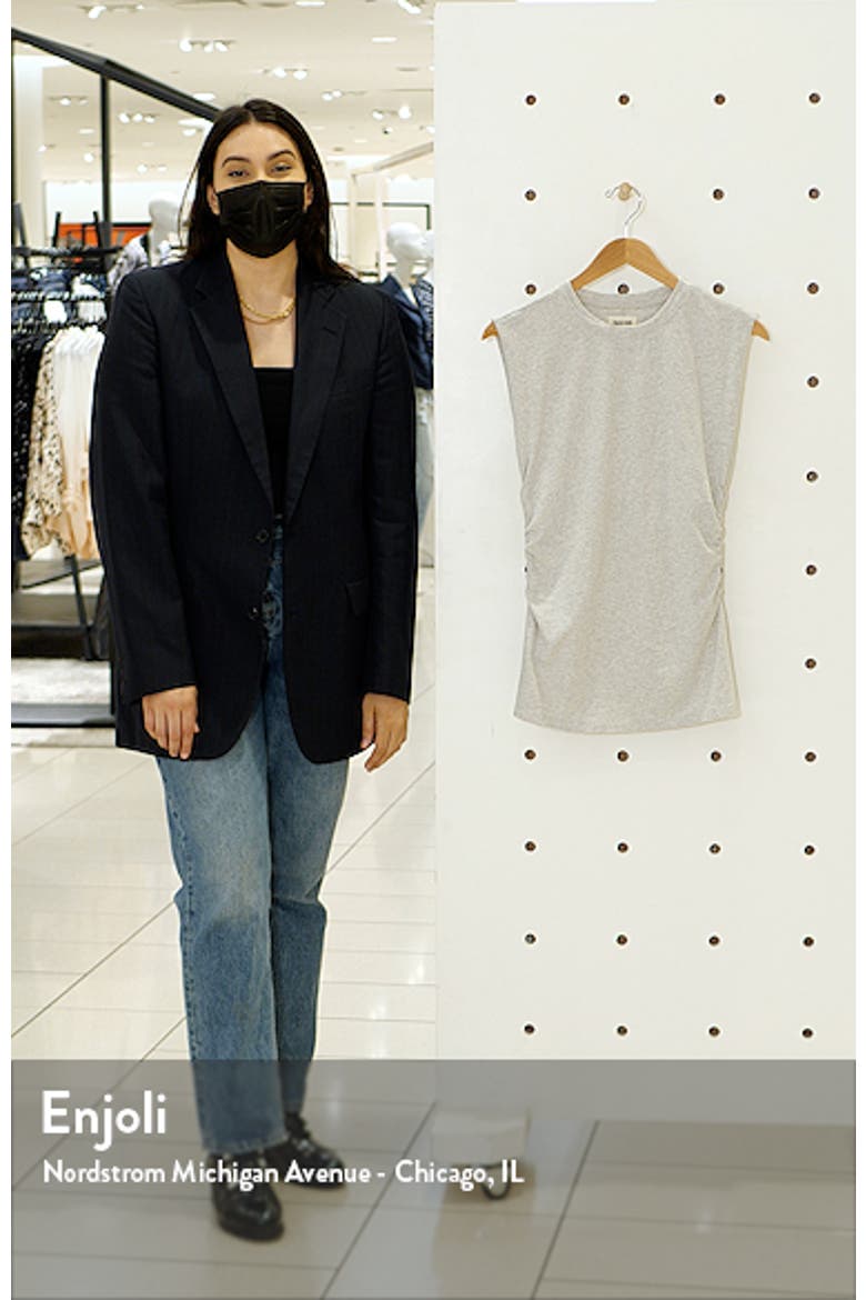 Side Ruched Sleeveless Tunic video
