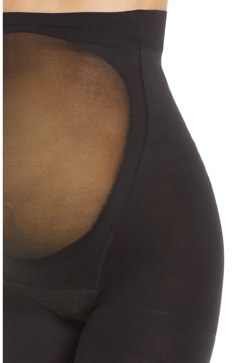 SPANXshape™ Mama Mid Thigh Shorts, Alternate, color, BLACK