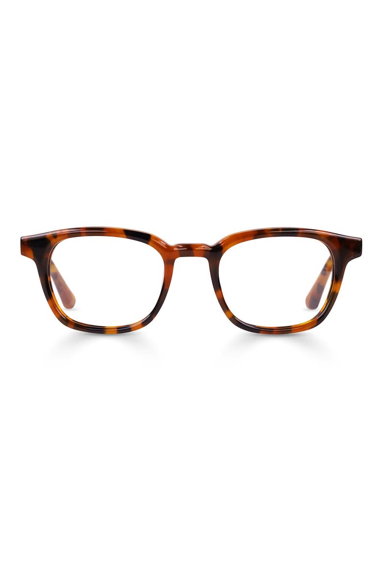Shareholder 47mm Square Reading Glasses, Main, color, TORTOISE