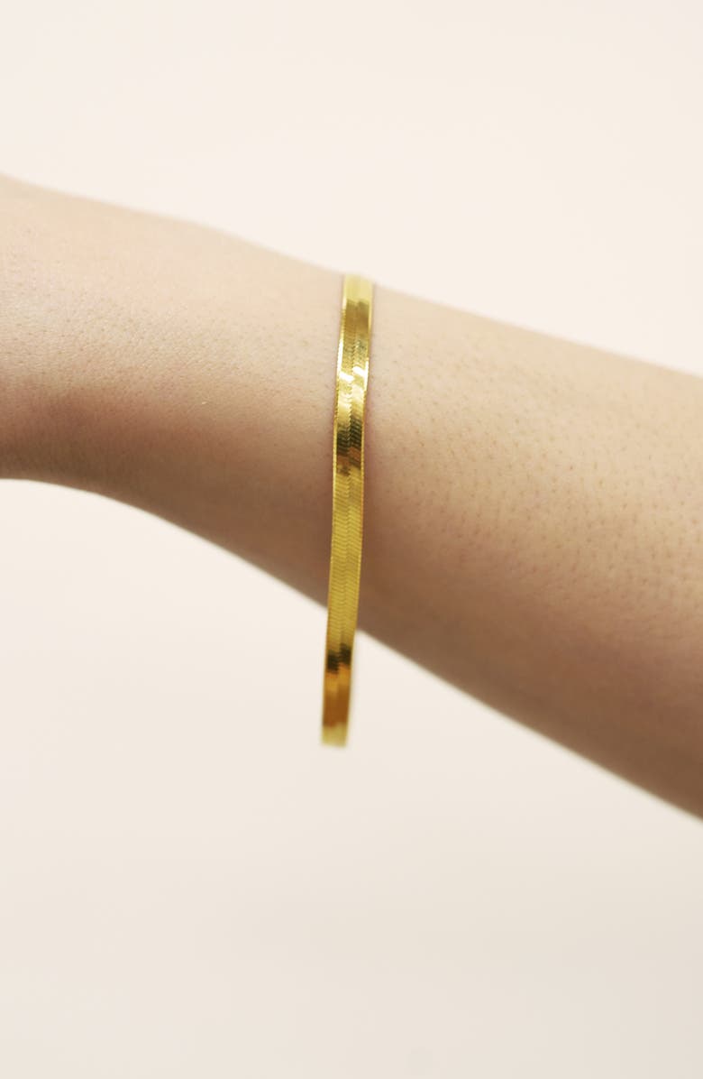 Argento Vivo Sterling Silver Herringbone Chain Bracelet, Alternate, color, 