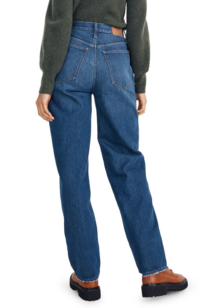 Baggy Straight Leg Jeans, Alternate, color, DARK WORN INDIGO