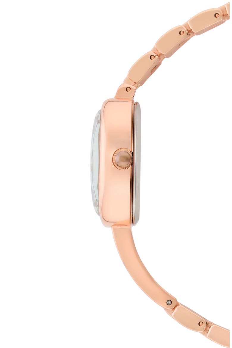 Monroe Bracelet Watch, Alternate, color, GREEN/ ROSE GOLD