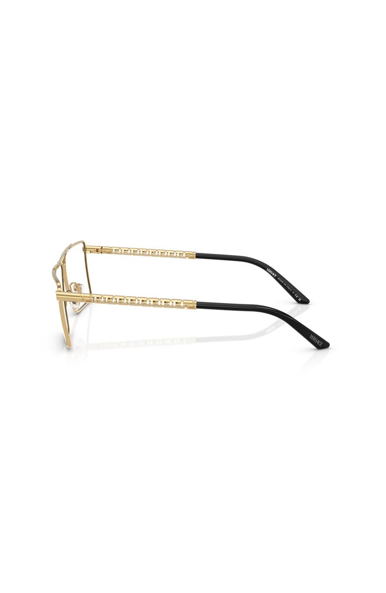 Versace 59mm Rectangle optical glasses, Alternate, color, Gold