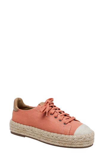 Shop Linea Paolo Silva Espadrille Sneaker In Rose/desert