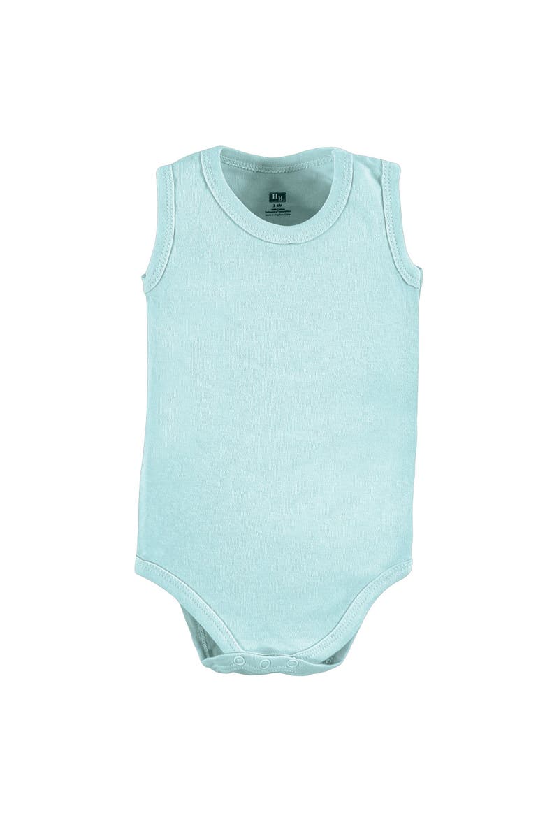 Cotton Tank-Style Bodysuits, Alternate, color, Zoo Animals
