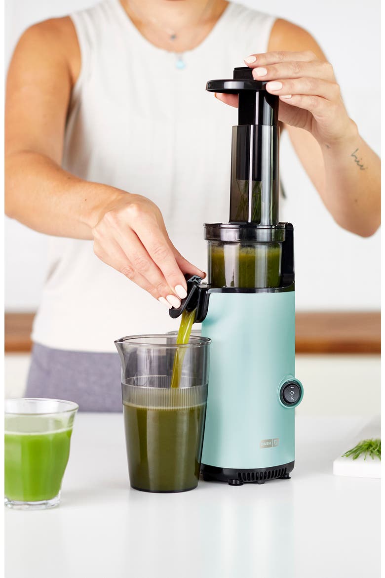 Compact Cold Press Power Juicer, Alternate, color, AQUA