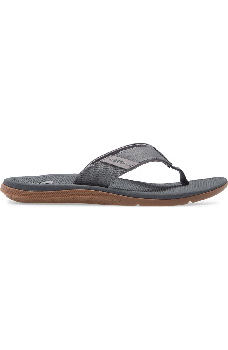 Reef Santa Ana Flip Flop, Alternate, color, Grey