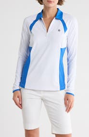 Original Penguin Colorblock Half Zip Polo
