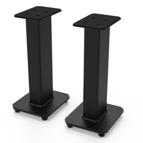SX22 22" Tall Fillable Speaker Stands with Isolation Feet - Pair