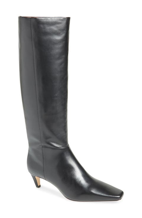 Remy Knee High Kitten Heel Boot (Women)