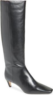 Reformation Remy Knee High Kitten Heel Boot