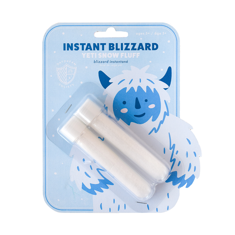 Blizzard Buddies Winter Themed Yeti Instant Blizzard