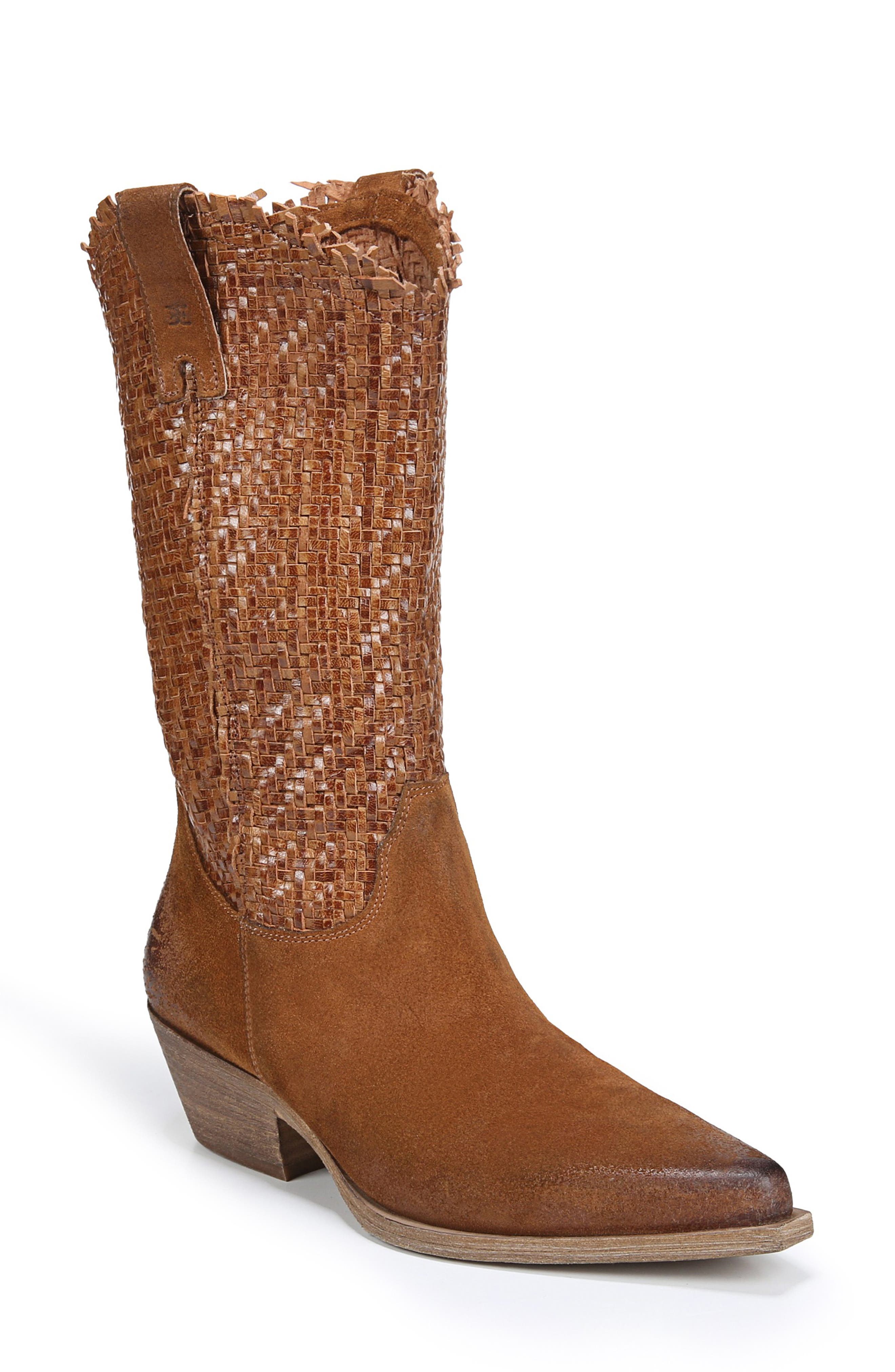 Sam Edelman Brenda Western Boot, Main, color, 