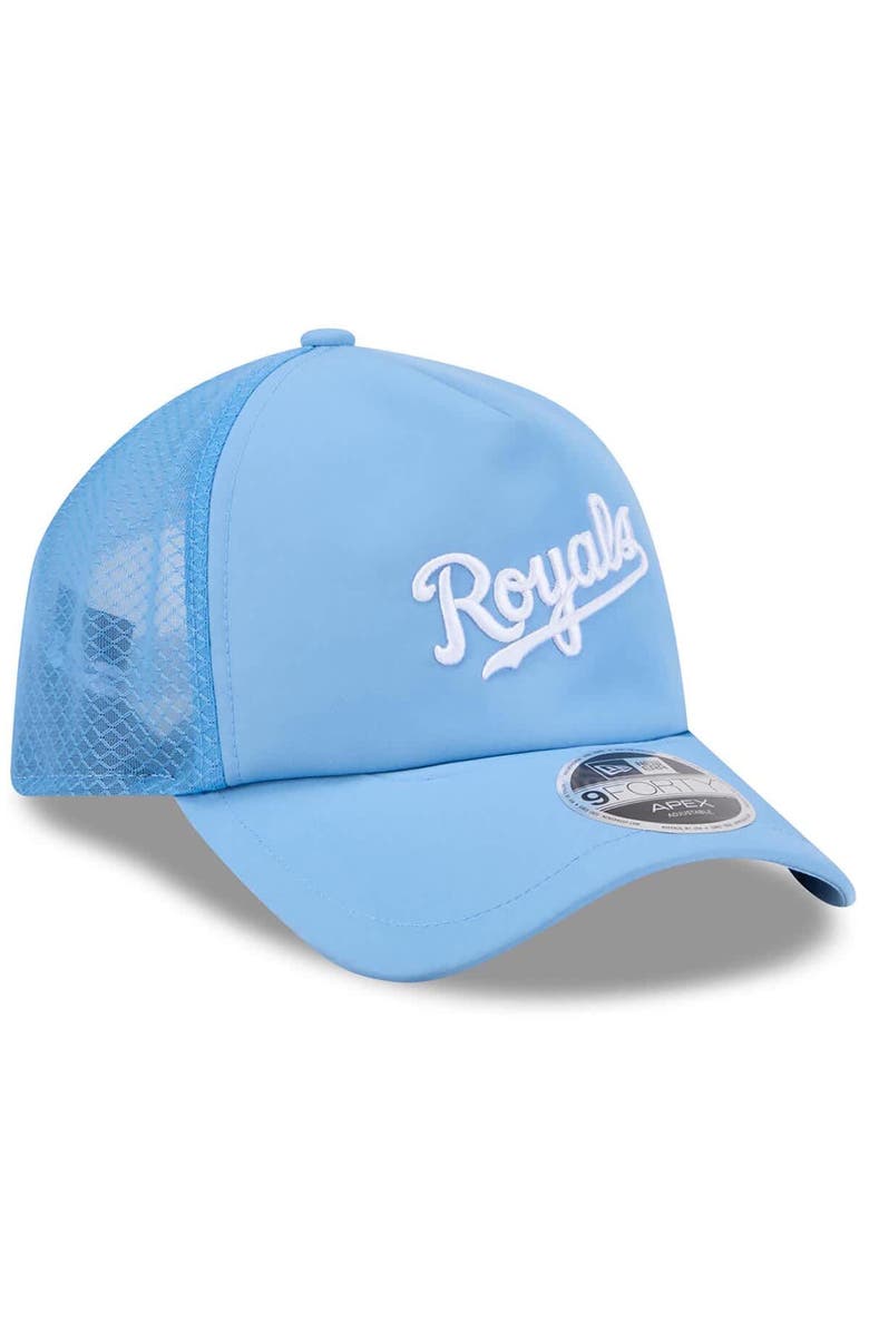 New Era Men's New Era Light Blue Kansas City Royals 2026 Batting Practice Alternate Apex 9FORTY Adjustable Hat, Alternate, color, Light Blue
