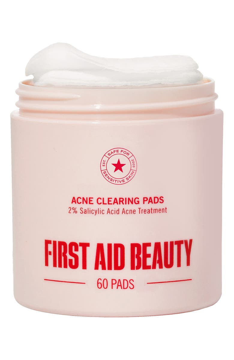 First Aid Beauty Acne Clearing Pads with 2% Salicylic Acid, Alternate, color,