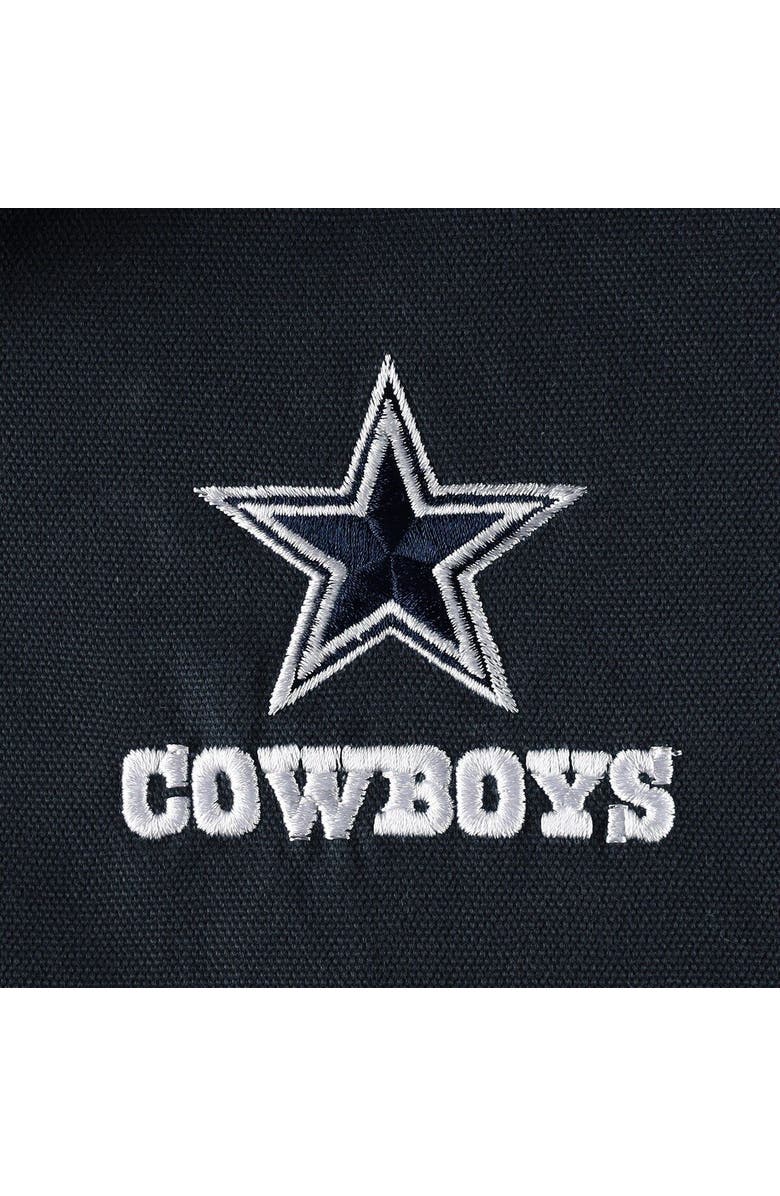 DUNBROOKE Men's Dunbrooke Navy Dallas Cowboys Dakota Cotton Canvas Hooded Jacket, Alternate, color,