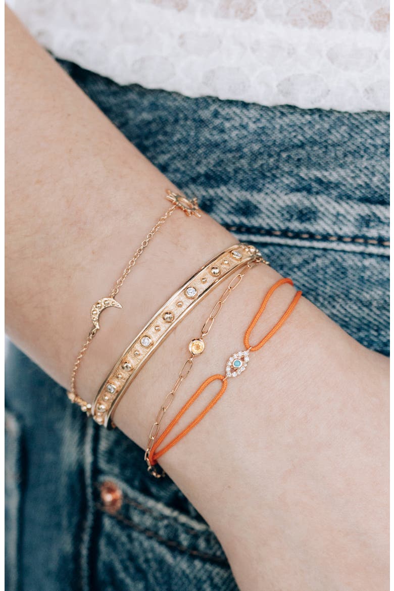 Mini Pendant Bracelet, Alternate, color, ORANGE