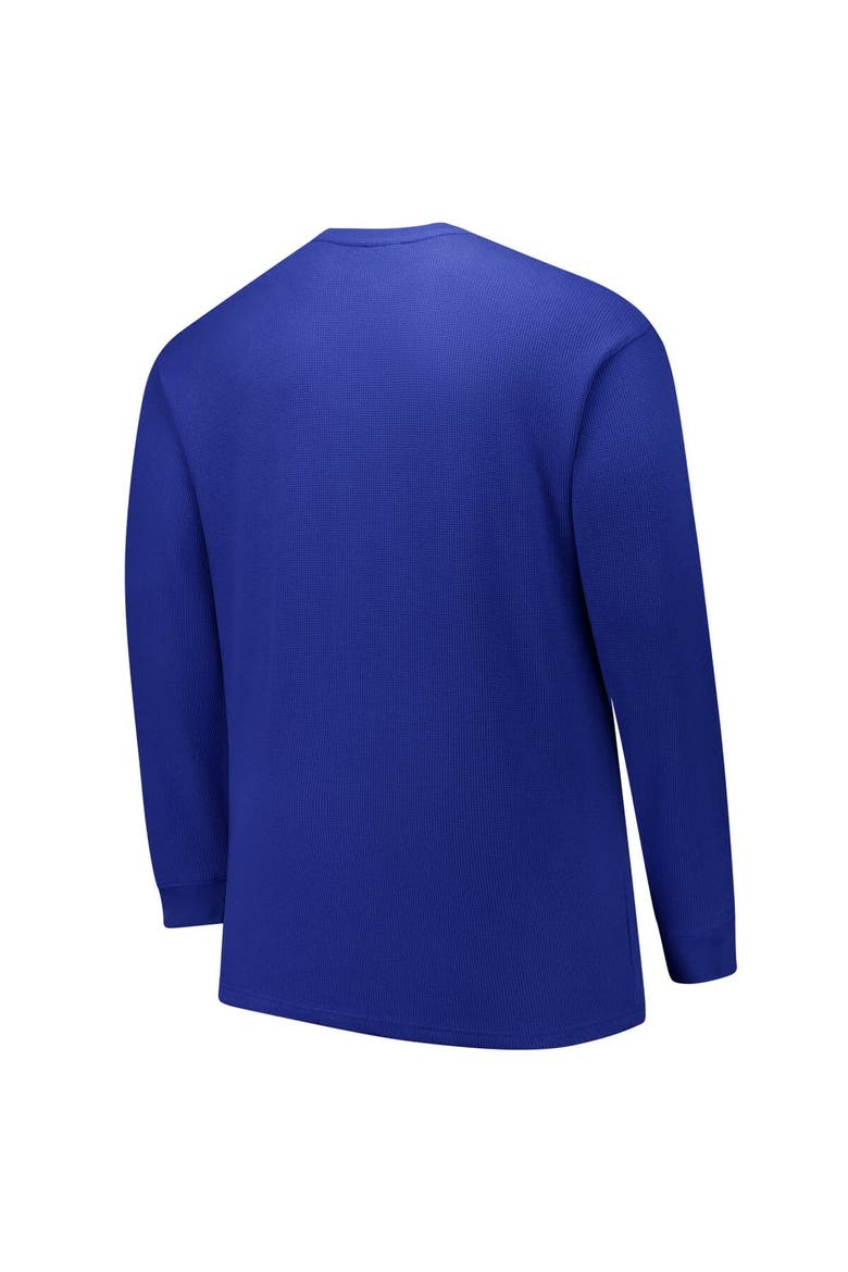 Men's Fanatics Royal Seattle Seahawks Big & Tall Throwback Thermal Long Sleeve T-Shirt, Alternate, color, Royal