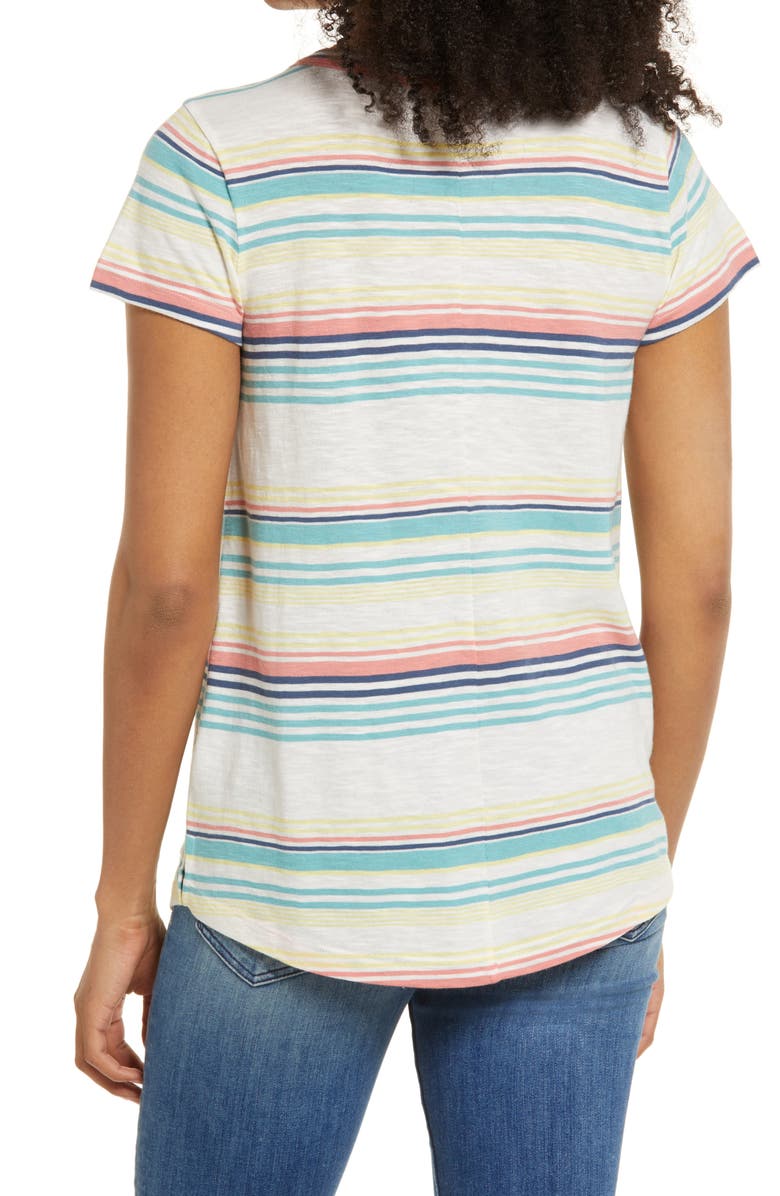 Caslon<sup>®</sup> Snap Front Henley T-Shirt, Alternate, color,