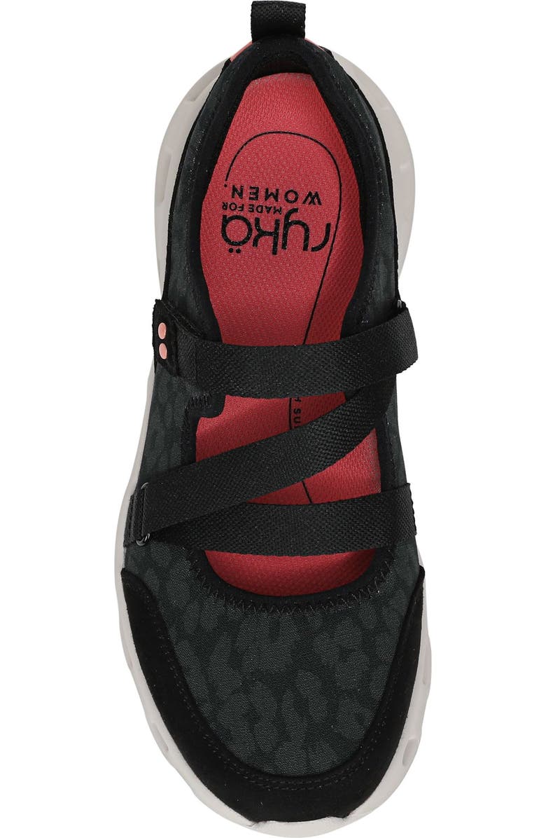 Rykä ACTIVFoam Sneaker, Alternate, color, Black Leopard Fabric