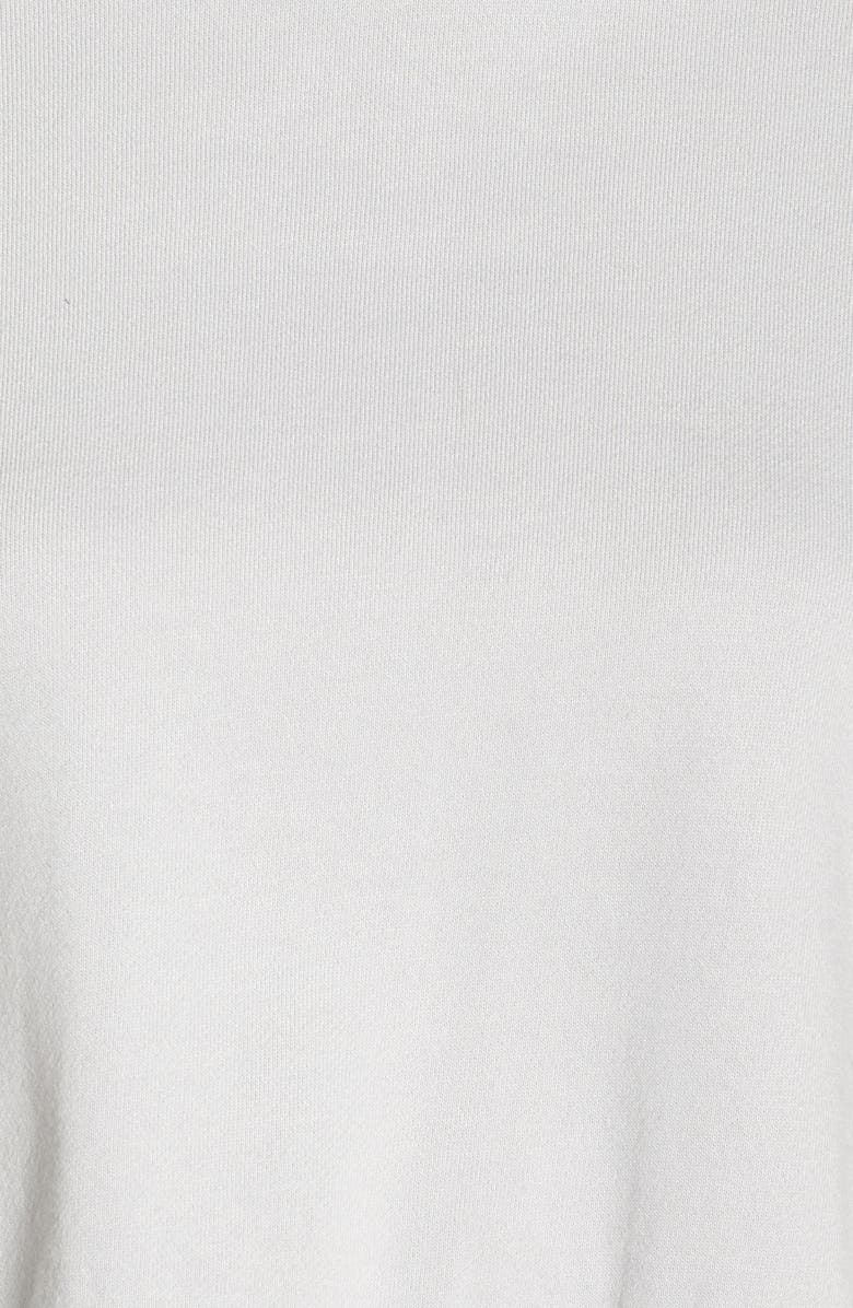 David Lerner Ruffle Hem Crop Hoodie, Alternate, color, 