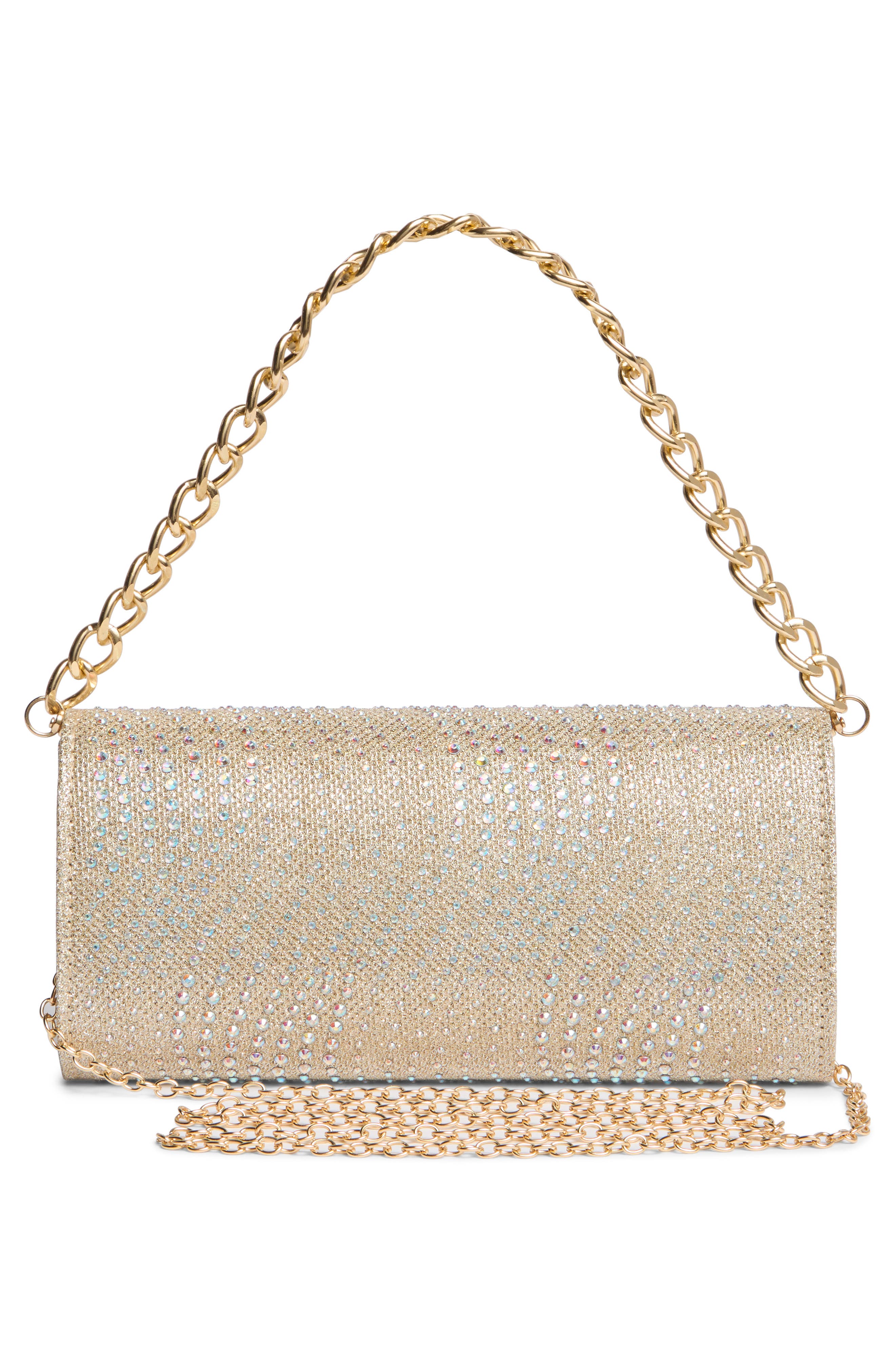 Max Embellished Shoulder Bag, Alternate, color, LIGHT GOLD