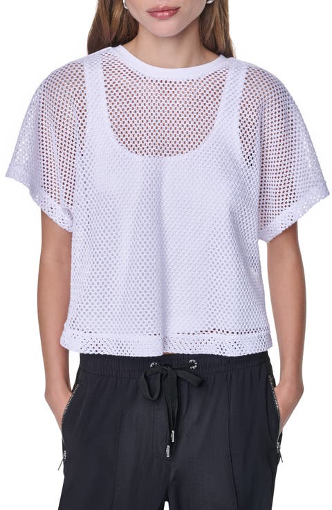 Dolman Sleeve Open Stitch Top