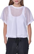 DKNY Dolman Sleeve Open Stitch Top