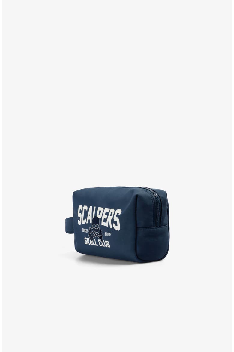 Skull Club Toiletry Bag, Alternate, color, Navy