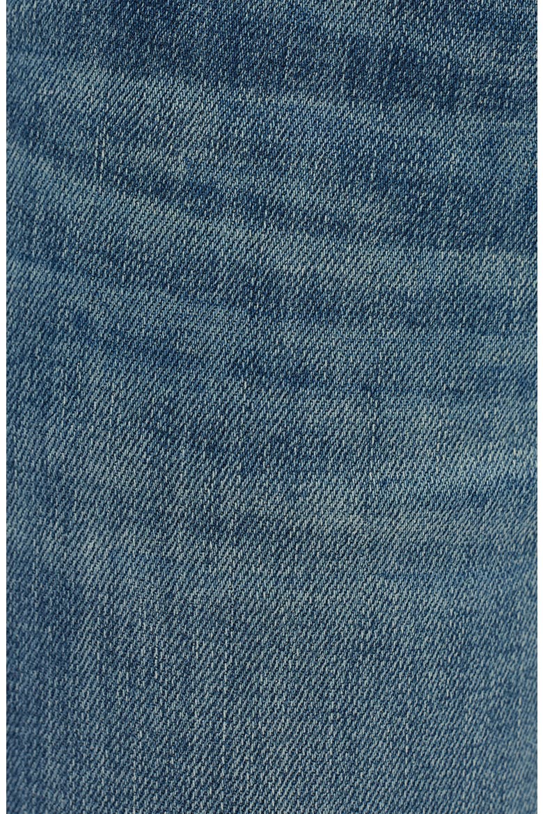 Raw Hem Mid Rise Flare Jeans, Alternate, color, MEDIUM BLUE