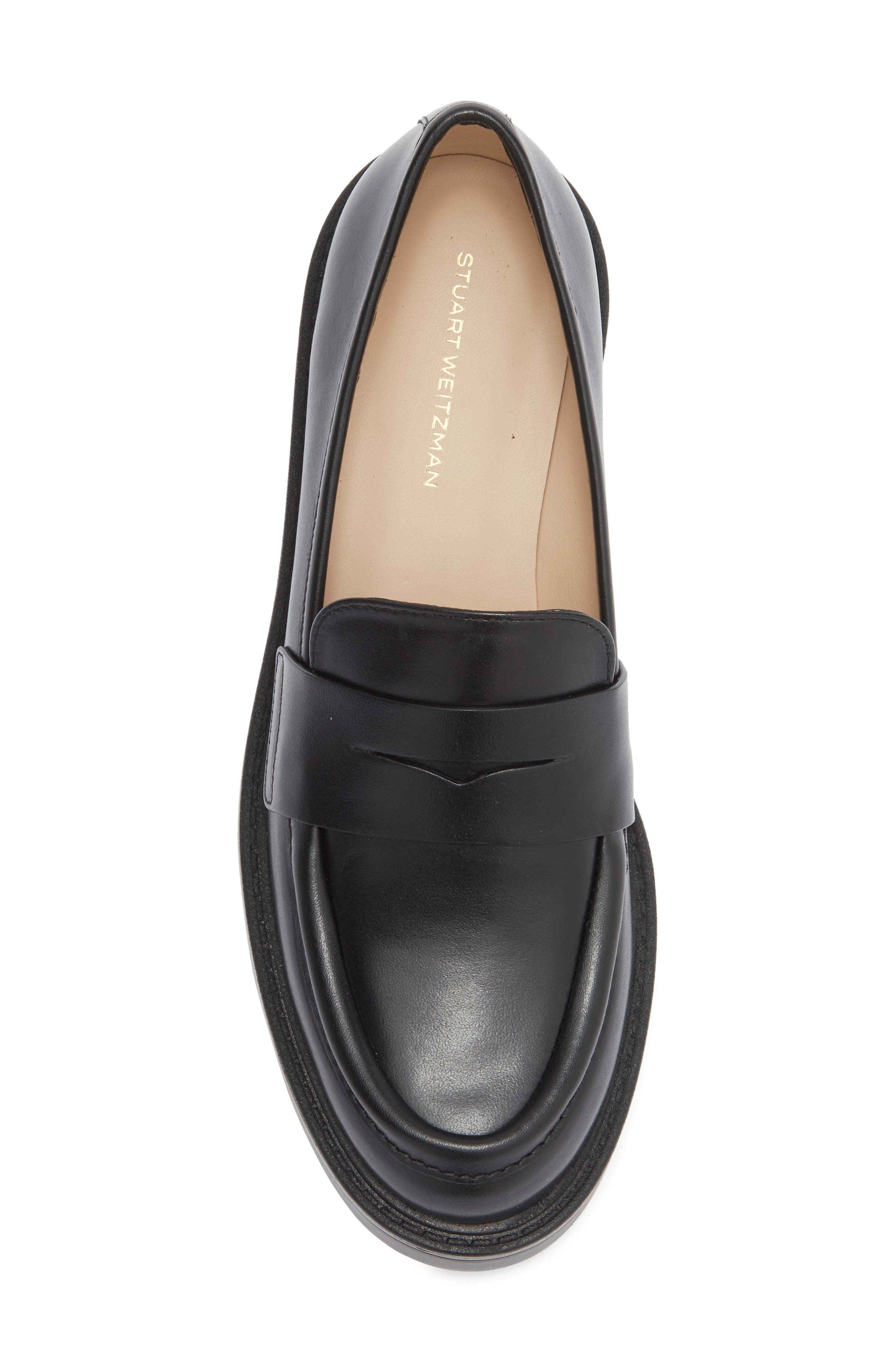 Stuart Weitzman Louise Loafer, Alternate, color, Black