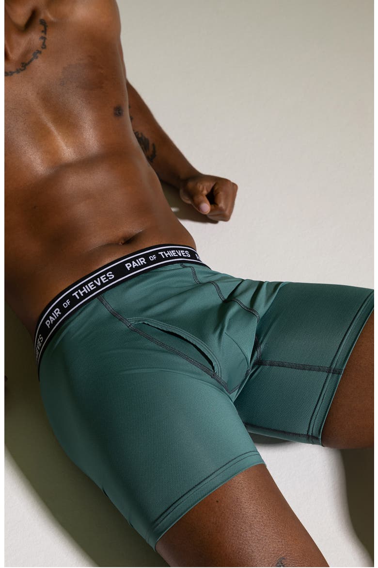 3-Pack Performance Boxer Briefs, Alternate, color, BLACK