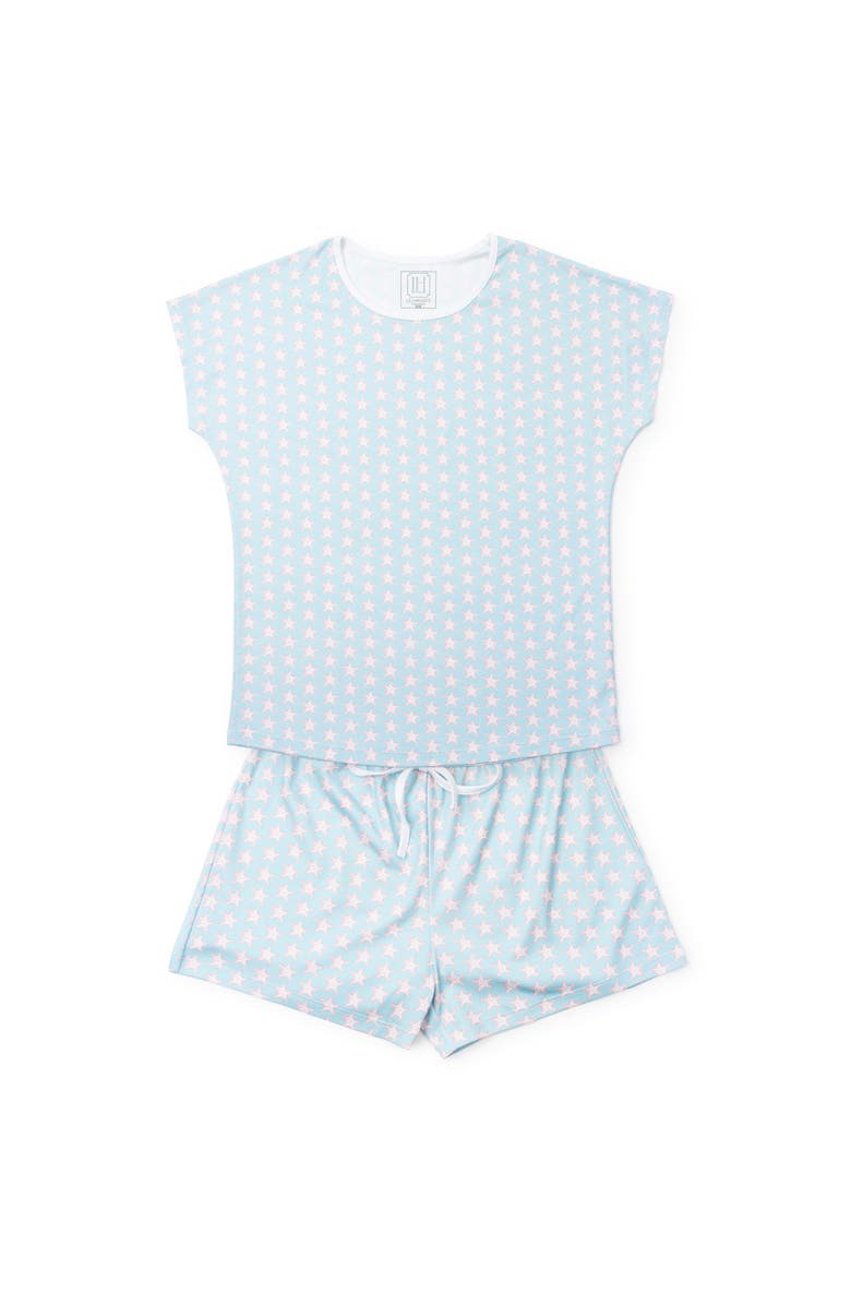 Lila and Hayes Riley Women's Pajama Short Set, Main, color, Seaside Starfish