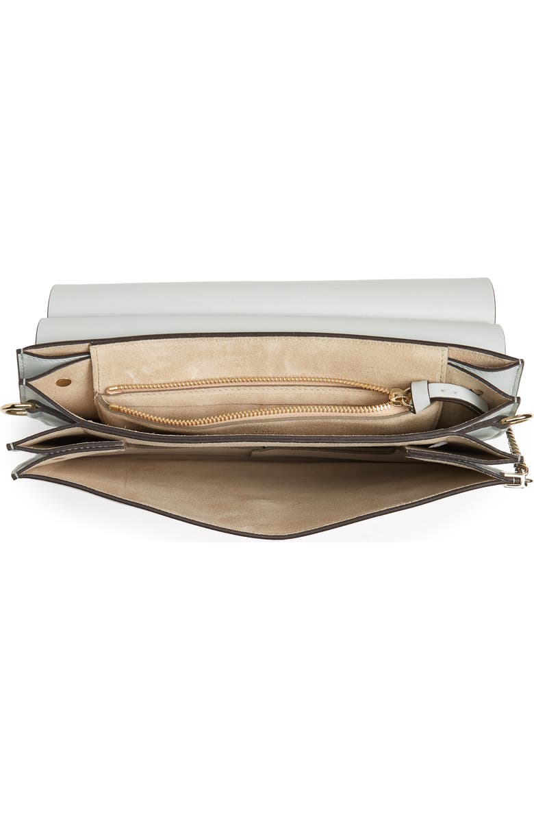 Chloé Faye Calfskin Suede & Leather Shoulder Bag, Alternate, color,